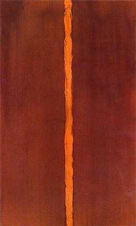 Onement I Barnett Newman Oil and Tape on Canvas 1948