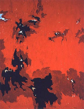 Clyfford Still 1949 No. 1 (PH-385) - 1949, oil on canvas, 105 x 81 inches, © Estate of Clyfford Still